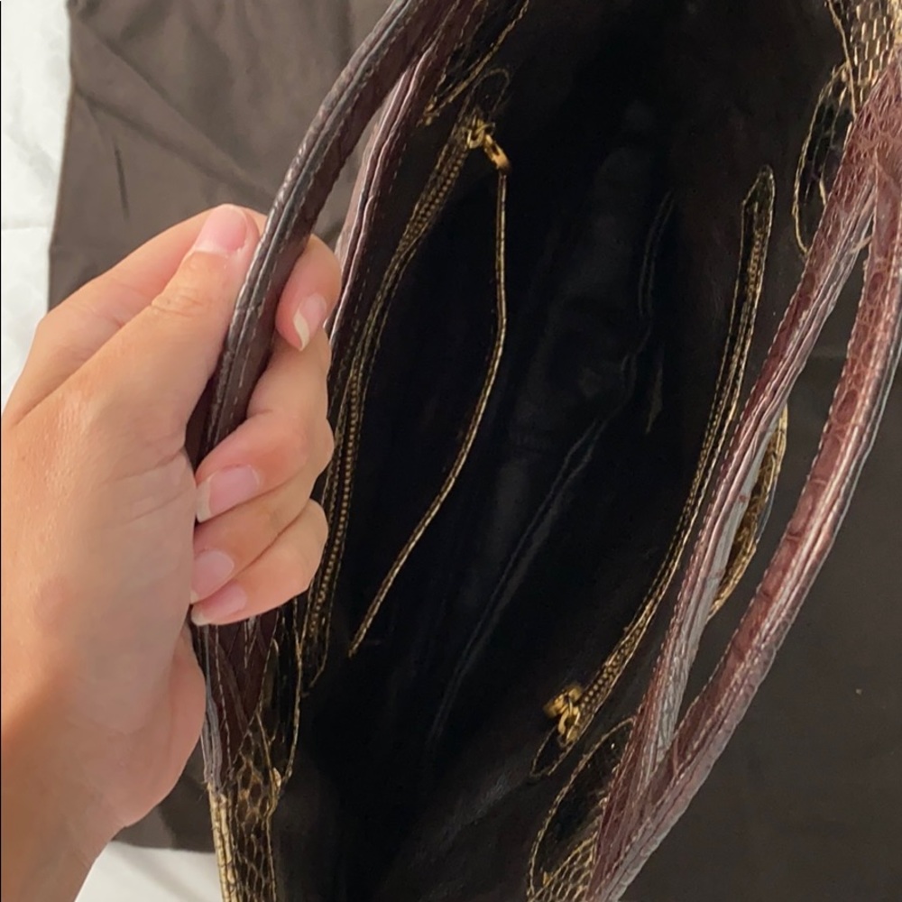 LAI genuine python tote - Picture 6 of 6